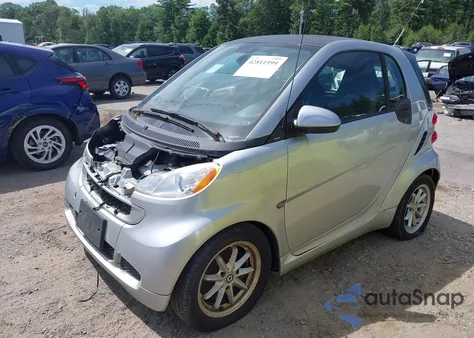 2012 Smart Fortwo Passion/Pure from USA, damaged, VIN WMEEJ3BA5CK550217